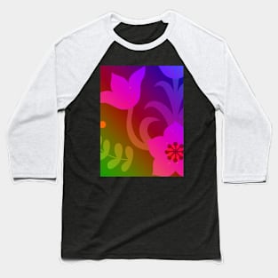 Flower abstrac Baseball T-Shirt